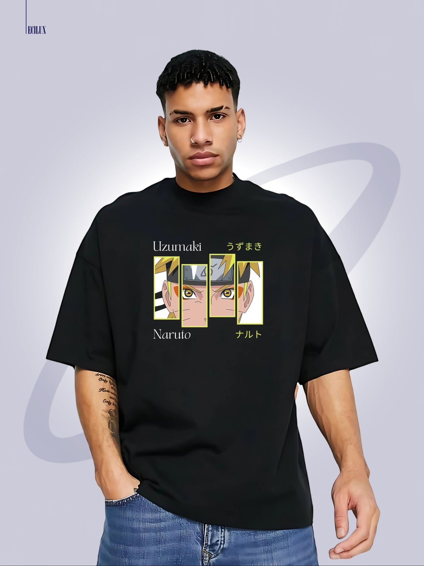 Naruto Unisex Oversized T-Shirt ecilux