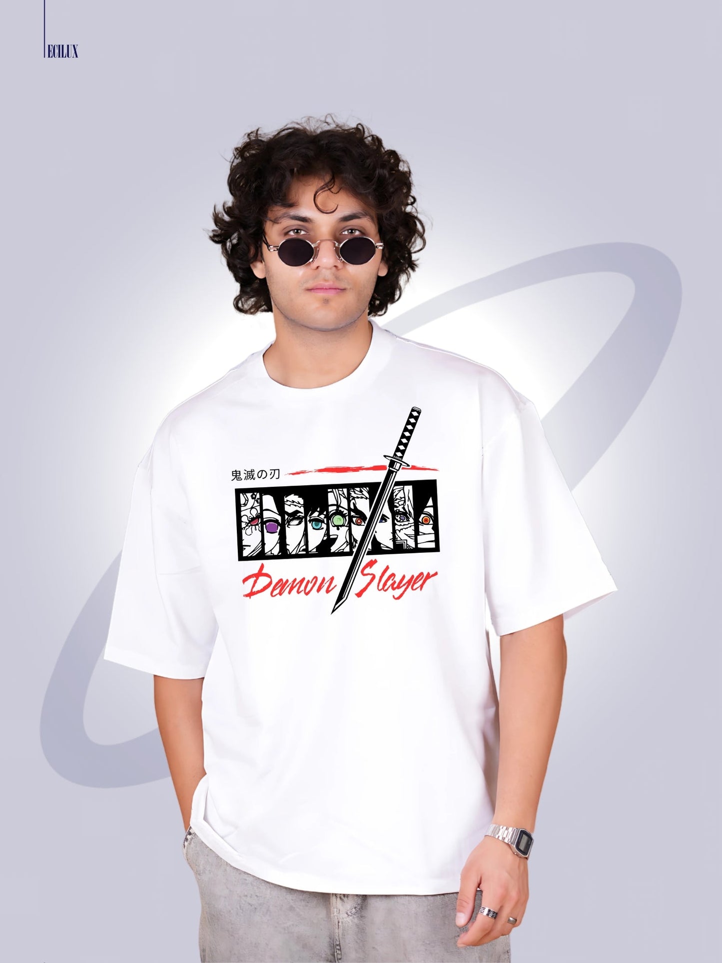 Demon Slayer Unisex Oversized T-Shirt ecilux