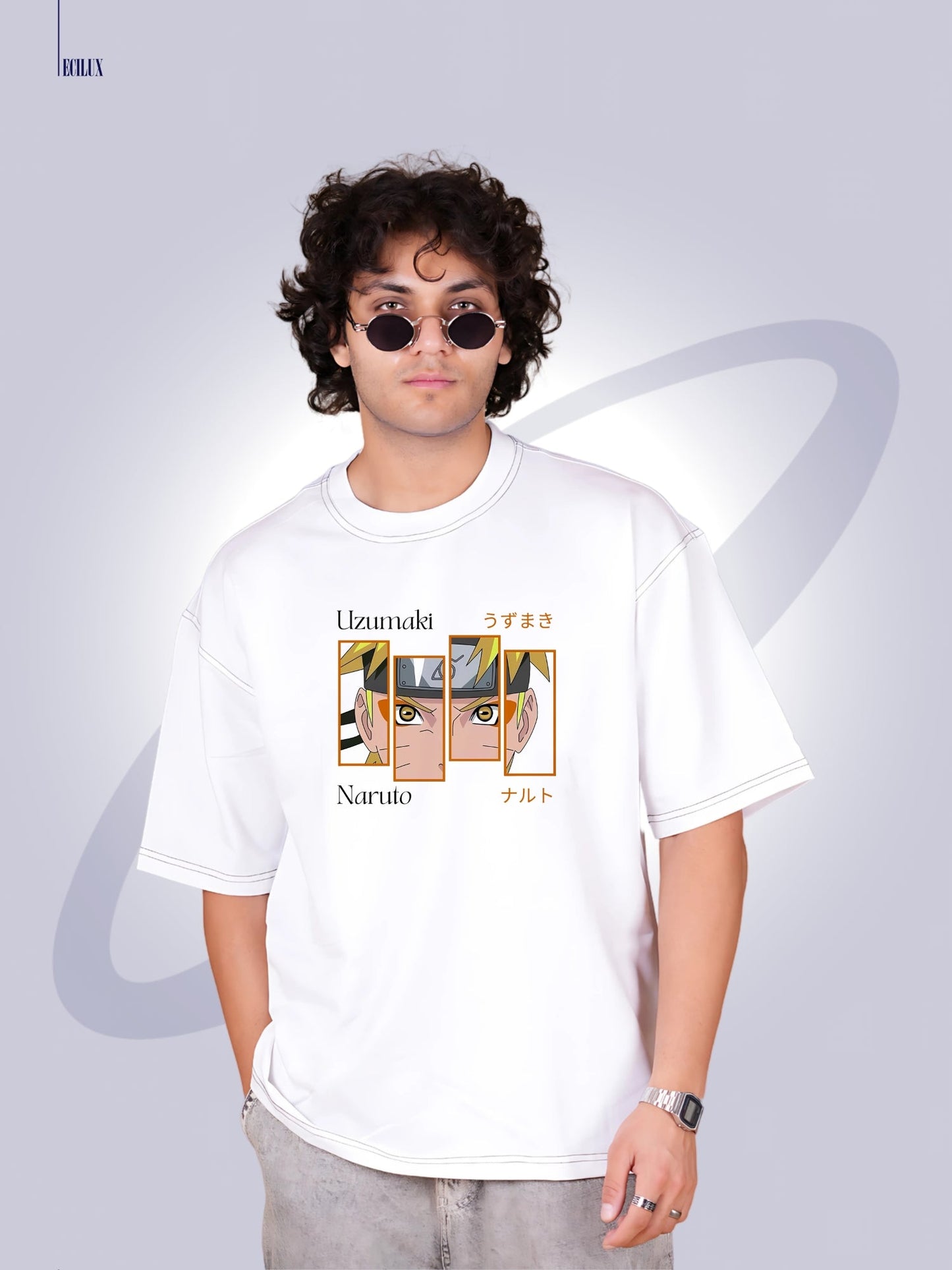 Naruto Unisex Oversized T-Shirt ecilux