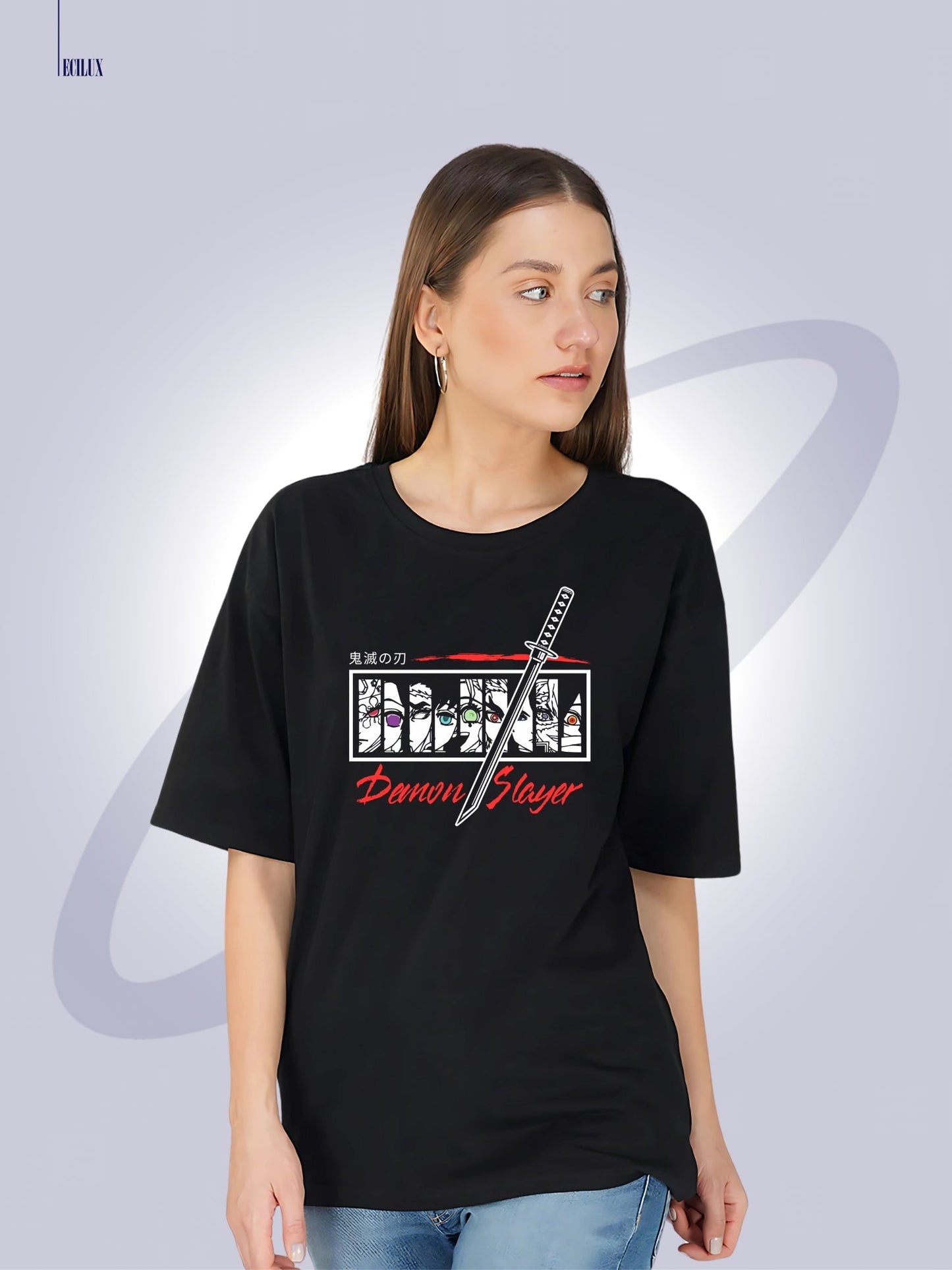 Demon Slayer Unisex Oversized T-Shirt ecilux