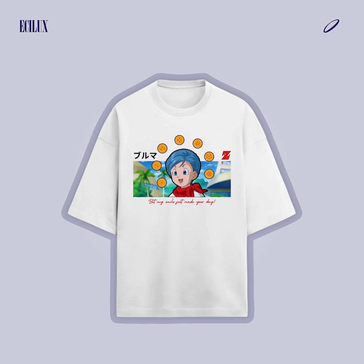 Bulma Dragon Ball Unisex Oversized T-Shirt