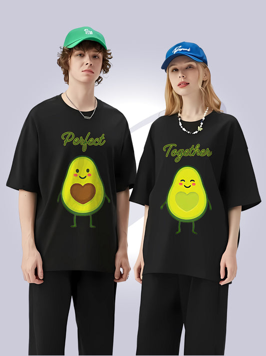 Perfect Together" Avocado Couple T-Shirts