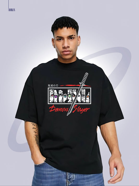 Demon Slayer Unisex Oversized T-Shirt ecilux