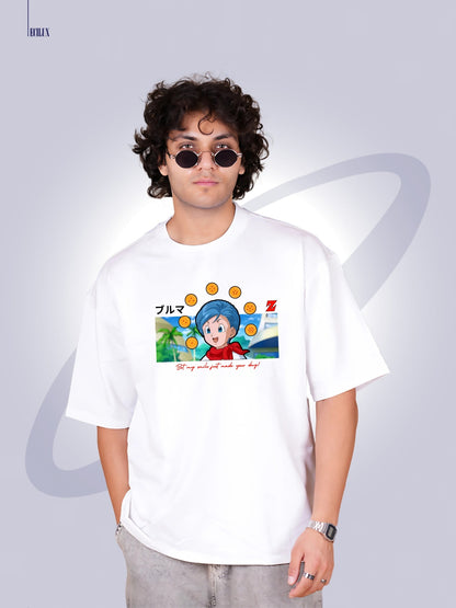 Bulma Dragon Ball Unisex Oversized T-Shirt ecilux
