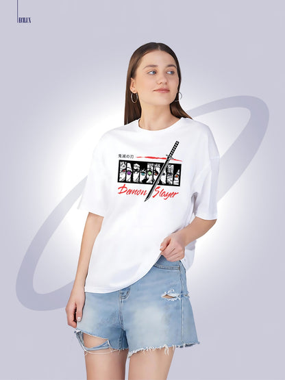 Demon Slayer Unisex Oversized T-Shirt ecilux