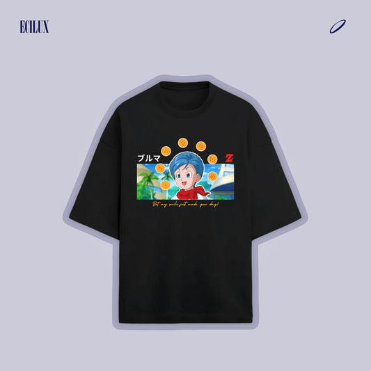 Bulma Dragon Ball Unisex Oversized T-Shirt